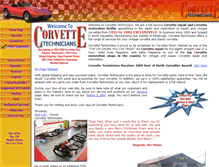 Tablet Screenshot of corvettetech.com